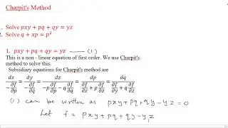 Charpit's Method - Solved Problems