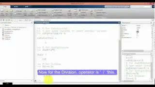 Basic of Matlab [ Basic Calculations ] - 01