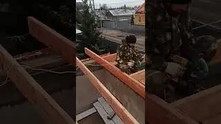 Начало перекрытие кровлей