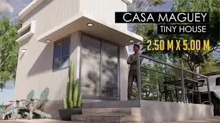 TINY HOUSE  DE 2.50 X 5.00 M