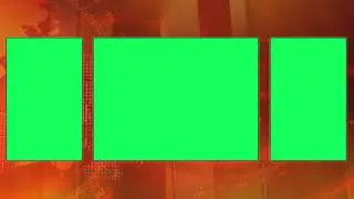 Three Window Green screen|News Three Window|Adobe premiere 