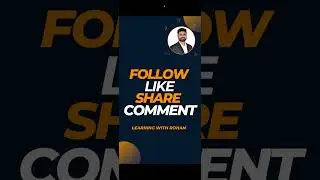 Follow my Instagram https://www.instagram.com/learningwithrohan #dataengineering