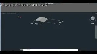 roof in 3D AutoCAD the easiest way