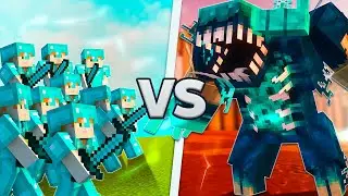 30 JUGADORES vs MEGA WARDEN 😮