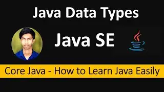Java - Data Types | byte | short | int | long | float | double | char | boolean