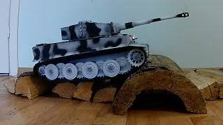 RC Tiger 1 Snow Camo Unbox! Taigen 1/16.