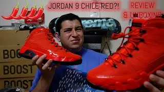 Too RED?! Nike Jordan 9 Chili Red | DeafSneakerFilms
