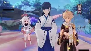 [Genshin Impact] Talking to Tsuyuko and Enkanomiya Ritual Cutscene
