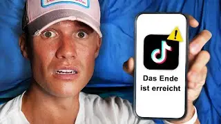 Ich versuche an das Ende von TikTok zu scrollen