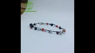 Gelang Kaki Rangkain Batu Alami