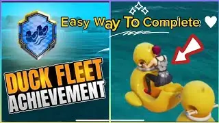 😍How to Complete Duck Fleet Achievement in BGMI ! Secret Trick || duck fleet location||