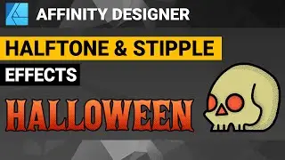 Affinity Designer | How to create Halftone and Stipple Effects?