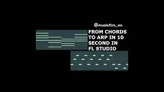 HOW TO MAKE ARP IN 10 SECOND IN FL STUDIO | FL STUDIO TUTORIAL 