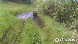 воскресные покатушки на квадроцикле и мотоциклах часть 3