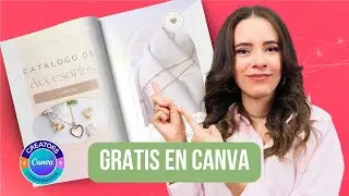 Diseña un Catálogo PDF en CANVA GRATIS con link a WhatsApp en 5 Minutos