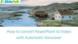 How to convert PowerPoint to Video with automatic voiceover