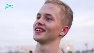 Леон Кемстач на тренировке Зенита.