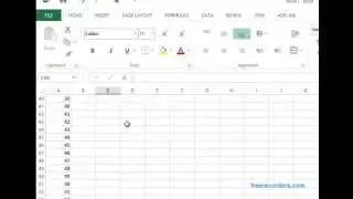 Shortcut - Move your cursor to the top of the excel