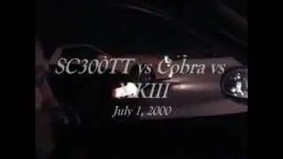 Lexus SC300TT vs. Cobra vs. MKIII Supra