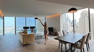 Full tour of our Dubai beach front apartment | Matt and Summer