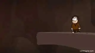 Падение Гендальфа (анимация: VolF Maple)
