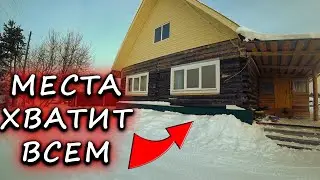 Я сам в это не поверил! ДОМ ИЗ СТАРОГО СРУБА КОЛХОЗНОЙ ИЗБЫ \ ОБЗОР