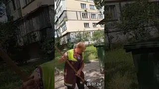 Самый стойкий дворник 