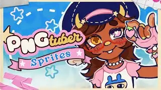 🍀 Drawing SPRITES as a PNGtuber ! ˚ʚ♡ɞ˚  (Heisei Retro, Vtuber, Speedpaint, Commentary) ☘️ PT.2