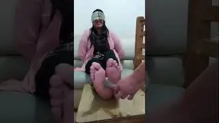 Latina Woman with highly ticklish feet😈
