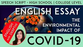 English Essay Effect of COVID-19 on Environment | Impact of Coronavirus on Nature, Climate | School