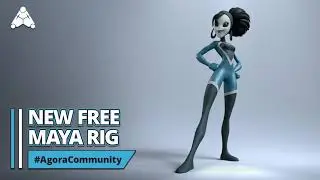 Introducing Alpha | A Free Maya Character Rig by Agora.Community