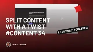 Let's Build a Split Content section with a twist in Bricksbuilder