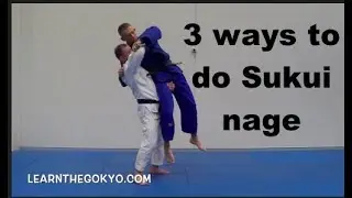 3 main ways you can do sukui nage in Judo