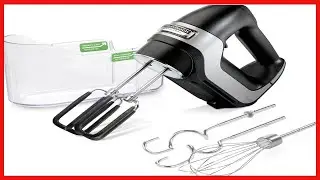 Hamilton Beach Professional 7-Speed Digital Electric Hand Mixer with High-Performance DC Motor, Slow