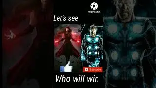 Thor vs Wanda let's see who will win depend on you jadugarni ya stormua 😂#thor #wanda #shorts #viral