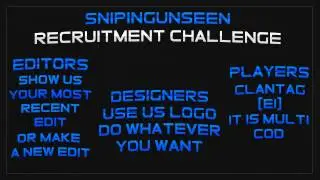 Sniping Unseen | Recruitment Challenge [E1]