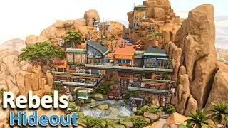 Rebels Hideout 🌄| JOURNEY TO BATUU | Star Wars | No CC | Stop Motion | Amazing Interior |THE SIMS 4