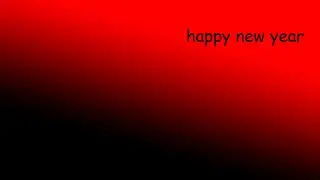happy new year (hopefully)