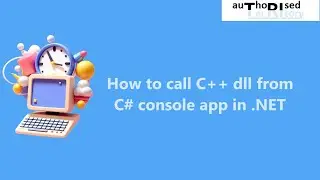 How to call C++ dll from C# console app in .NET