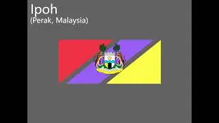 Flag Band: Malaysian States and Territories’ Capitals