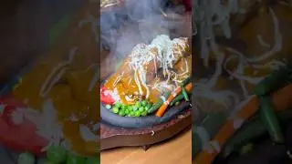 New Veg Sizzler In Ahmedabad 😍 #shorts #youtubeshorts #restaurant
