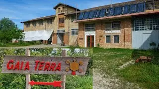Gaia Terra bei Udine, Italien, Gemeinschaft im alten Fabrikgebäude