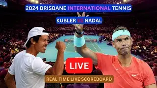 Rafael Nadal Vs Jason Kubler LIVE Score UPDATE Today 2024 Brisbane International 1/8-Finals Tennis