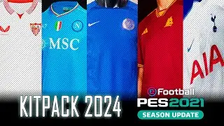 PES 2021 ACTUALIZADO AL 2024 | Mega Kitpack v2 • Season 2024 • Instalación [ MEDIAFIRE ]