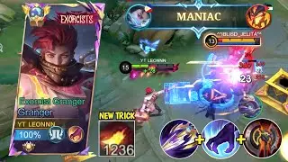 33 KILL + MANIAC!! GRANGER NEW OP TRICK WITH NEW 1 SHOT BUILD IS FINALLY HERE!! Granger Jungler Meta
