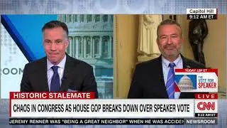 Rep. Don Bacon Talks with CNN's Jim Sciutto on Speaker's Race