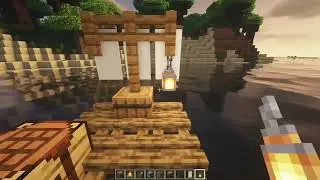 Minecraft simple starter base Survival raft Credit  - Gorillo #minecraft #viral #fypシ
