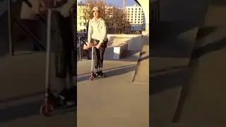 трюки на самокате