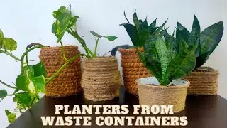 Upcycled waste food containers