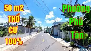Nhà Nhỏ 50 m2 Thổ Cư Phường Phú Tân TPBT Hẽm 4m Thông Đường Đoàn Hoàng Minh Đến Chợ Chùa